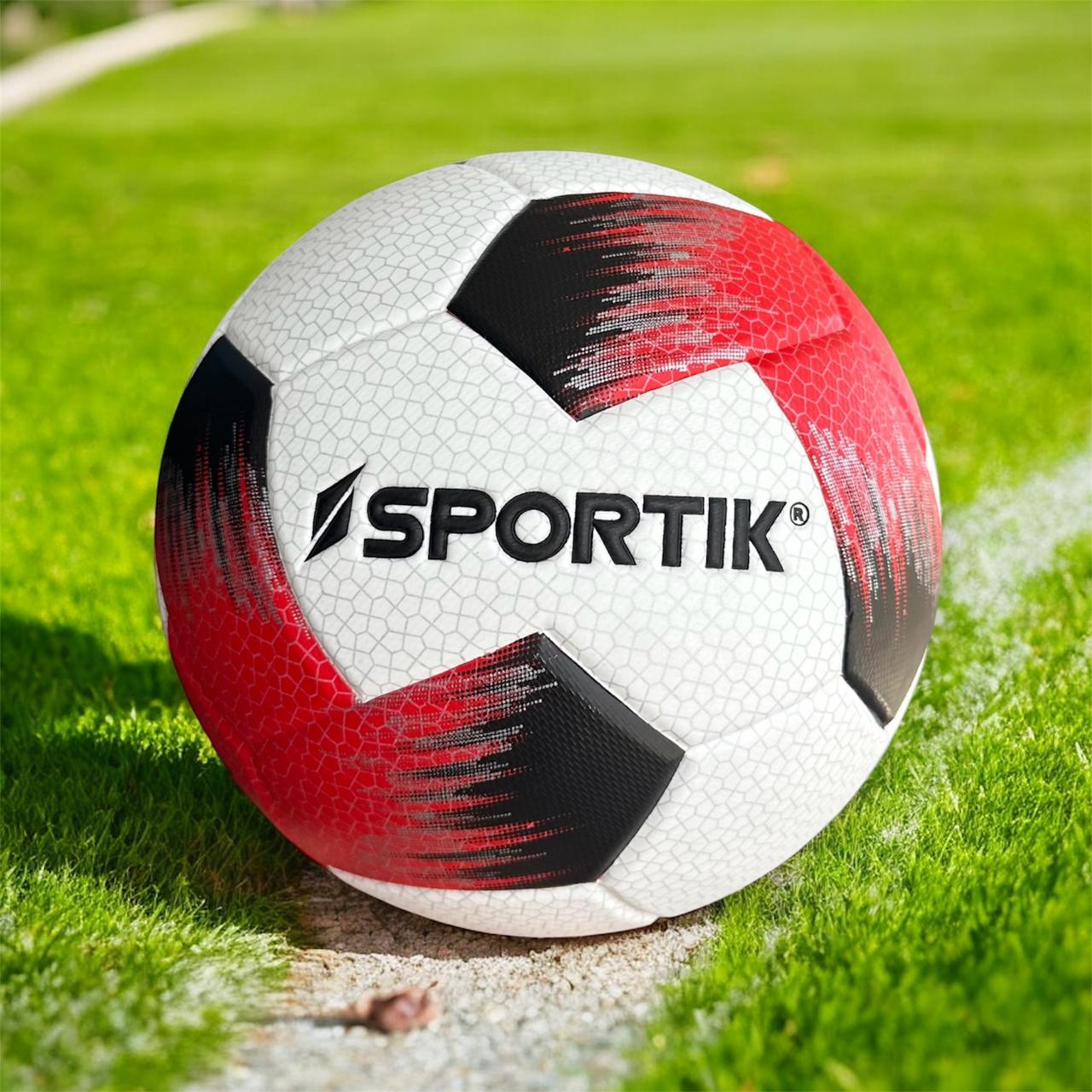 BALÓN DE FÚTBOL #5 ROJO NEGRO