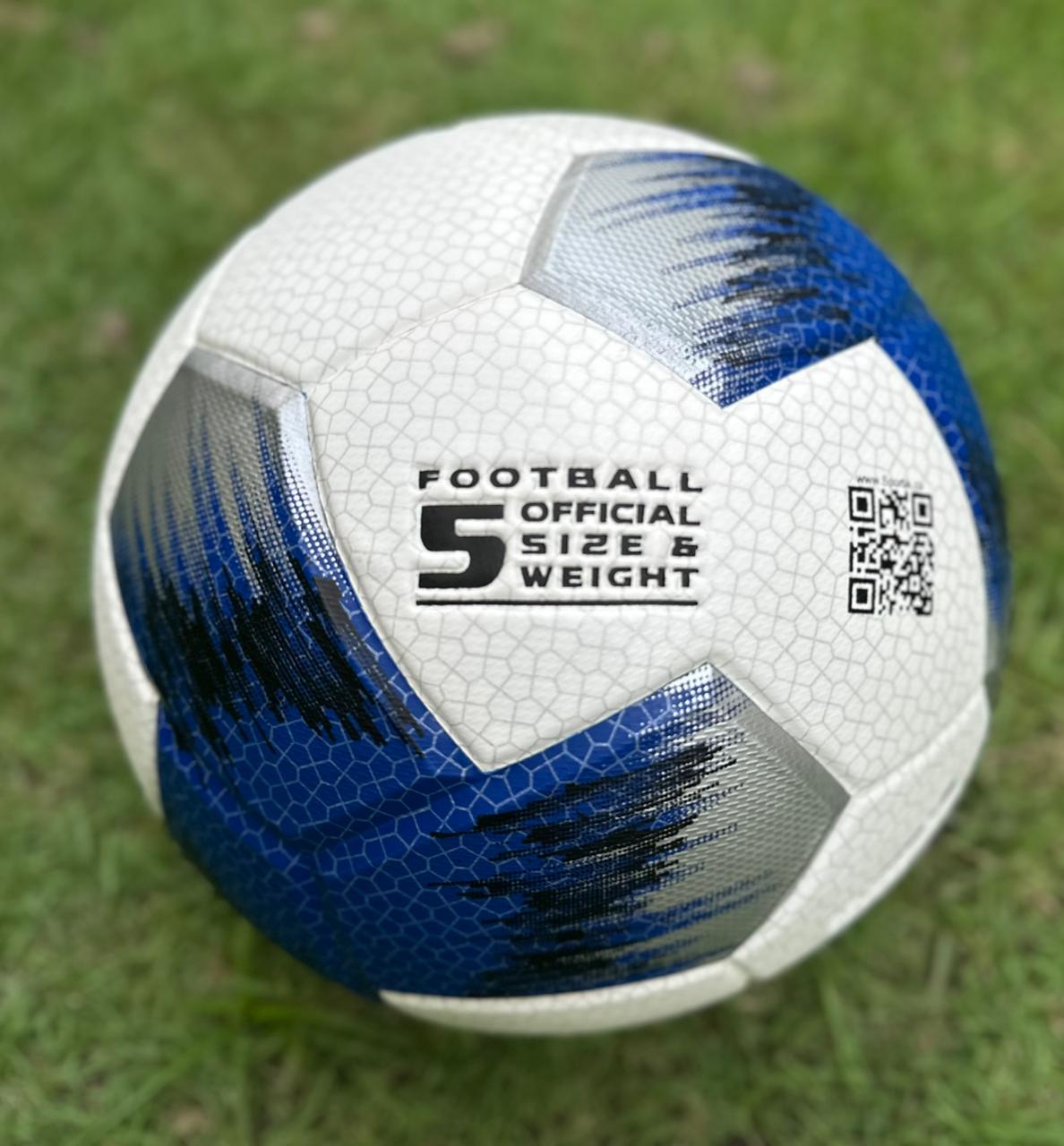 BALÓN DE FÚTBOL #5 AZUL GRIS - Imagen 2