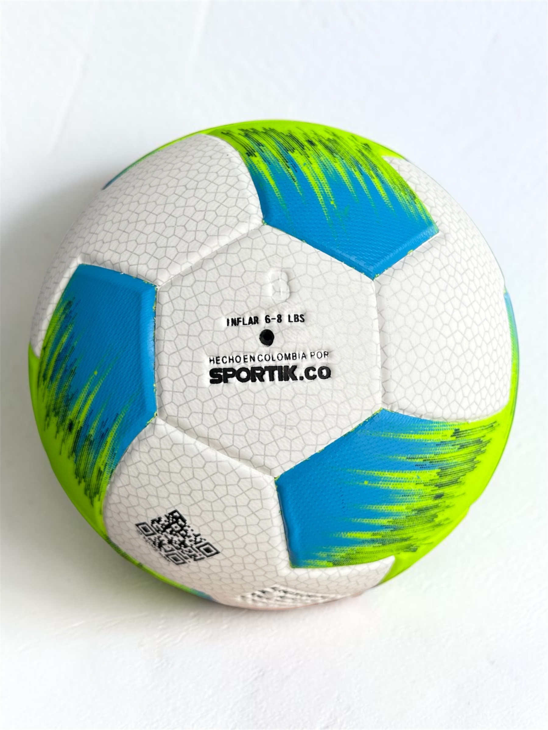Balón de Fútbol Competencia No.5 Verde Azul - Imagen 3